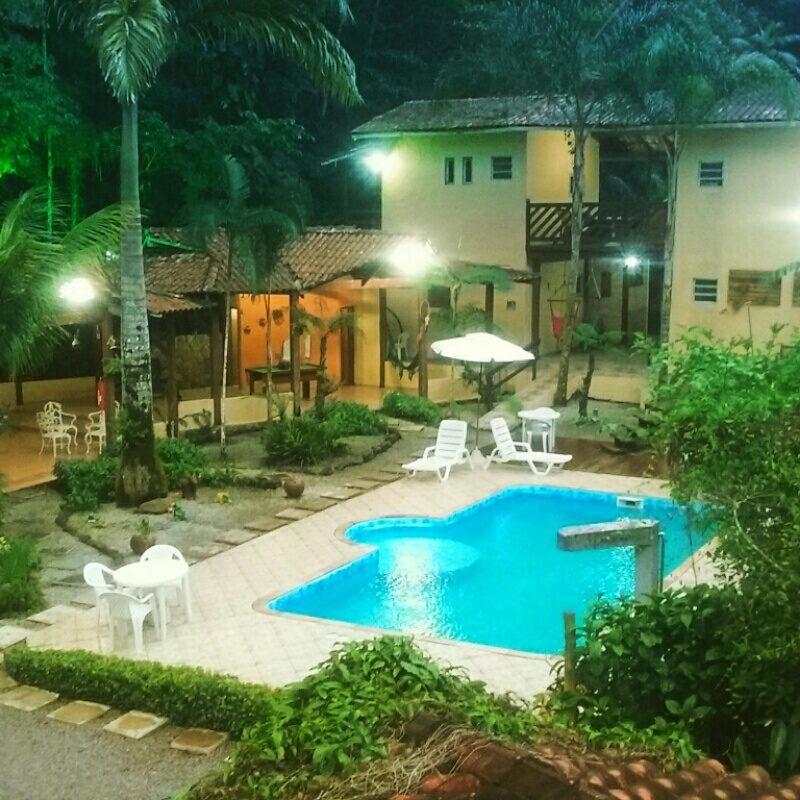 Pousada Recanto Dos Tangaras Juqueí Exterior foto